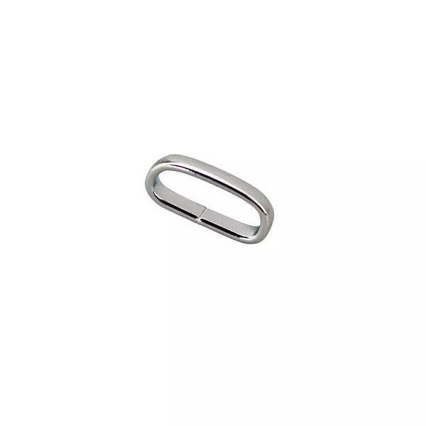 IVAN Strap Loops Keepers Solid Brass Solid Brass Nickel Plate 20mm (3 4") / Mollies New Zealand