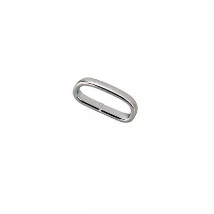 IVAN Strap Loops Keepers Solid Brass Solid Brass Nickel Plate 20mm (3 4") / Mollies New Zealand