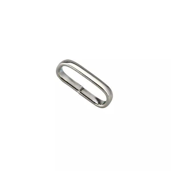 IVAN Strap Loops Keepers Solid Brass Solid Brass Nickel Plate 25mm (1") / Mollies New Zealand