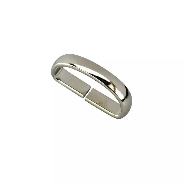 IVAN Strap Loops Keepers Solid Brass Solid Brass Nickel Plate 32mm (1-1 4") / Mollies New Zealand