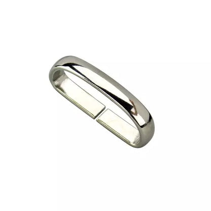 IVAN Strap Loops Keepers Solid Brass Solid Brass Nickel Plate 38mm (1-1 2") / Mollies New Zealand