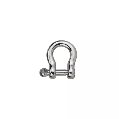 IVAN Solid Brass Horseshoe Shackles Solid Brass Nickel Plate 8mm (5 16") Each / Mollies New Zealand