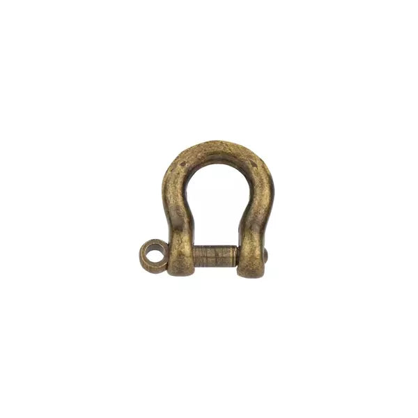 IVAN Solid Brass Horseshoe Shackles Antique Solid Brass 8mm (5 16") Each / Mollies New Zealand