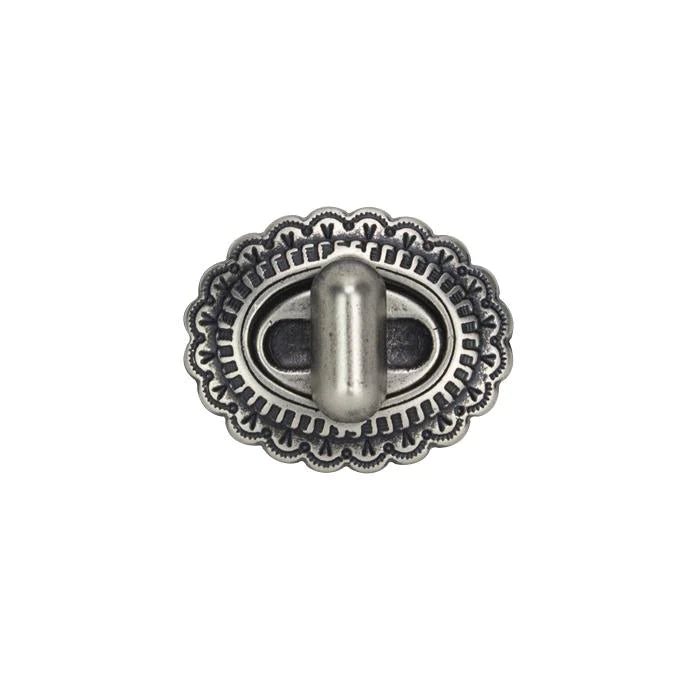 IVAN Sonora Clasp Antique Silver 25mm (1") / Mollies New Zealand