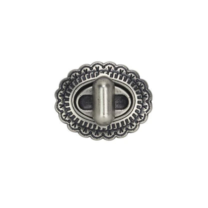 IVAN Sonora Clasp Antique Silver 25mm (1") / Mollies New Zealand