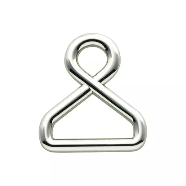 IVAN Twist Strap Loop Nickel Plate 25mm (1") / Mollies New Zealand