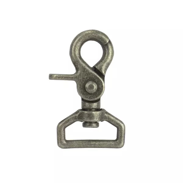 IVAN Round Trigger Snap Antique Nickel 25mm (1") Each / Mollies New Zealand