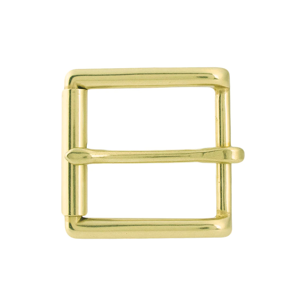 IVAN End Bar Roller Buckle Solid Brass 38mm (1-1 2") / Mollies New Zealand