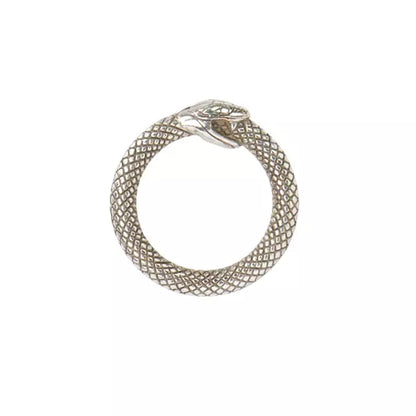 IVAN O Rings Infinity Snake Antique Silver 19mm (3 4") / Mollies New Zealand