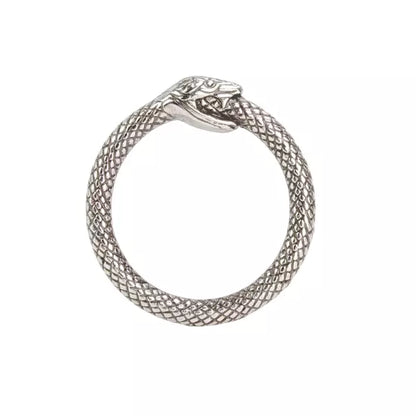 IVAN O Rings Infinity Snake Antique Silver 25mm (1") / Mollies New Zealand