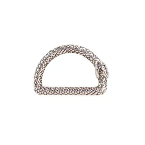 IVAN D Rings Infinity Snake Antique Silver 25mm (1") / Mollies New Zealand