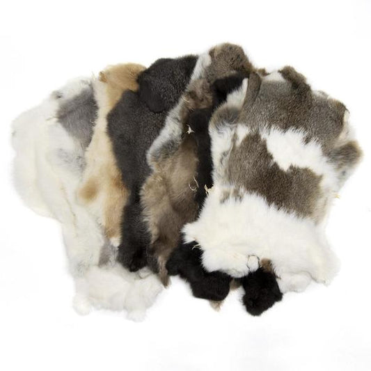 RABBIT SKIN Whole Natural Hide | Mollies Make And Create NZ