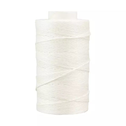 IVAN Unwaxed Linen Thread White White 1.0mm 256m / Mollies New Zealand