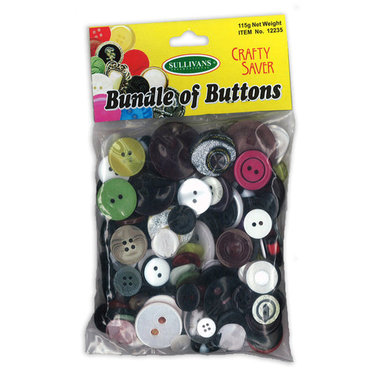 SULLIVANS Bundle of Buttons 115gm | Mollies Make And Create NZ