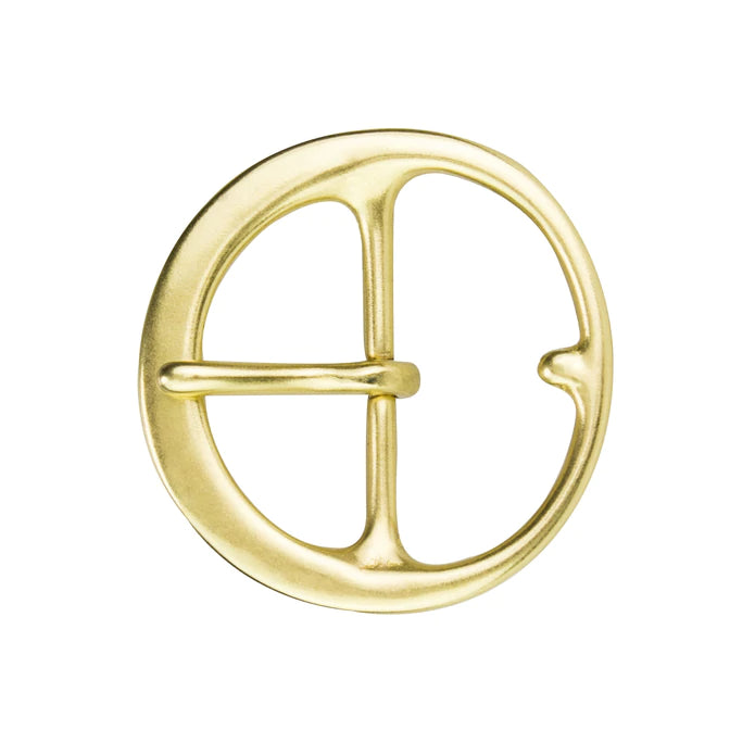 IVAN Strap Center Bar Buckle Solid Brass 40mm (1-1 2") / Mollies New Zealand