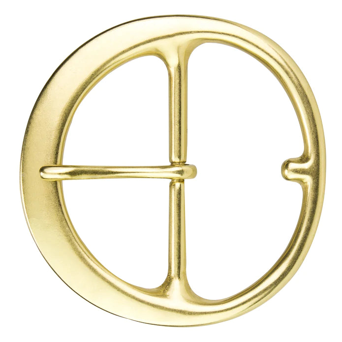 IVAN Strap Center Bar Buckle Solid Brass 67mm (2-5 8") / Mollies New Zealand