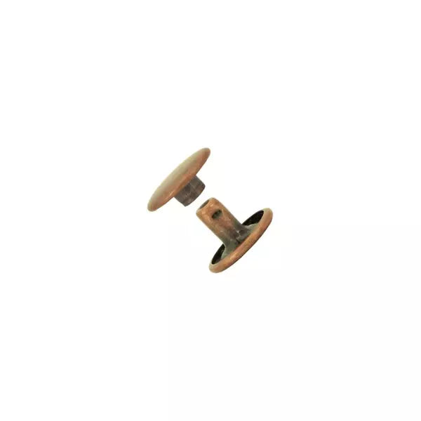 IVAN Double Cap Rivets Antique Copper 13*7mm 100 Pack / Mollies New Zealand