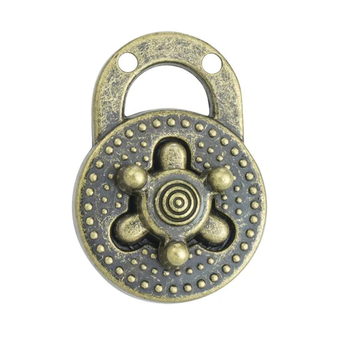 IVAN Turn Lock Clasp Antique Brass 38mm (1-1 2") / Mollies New Zealand
