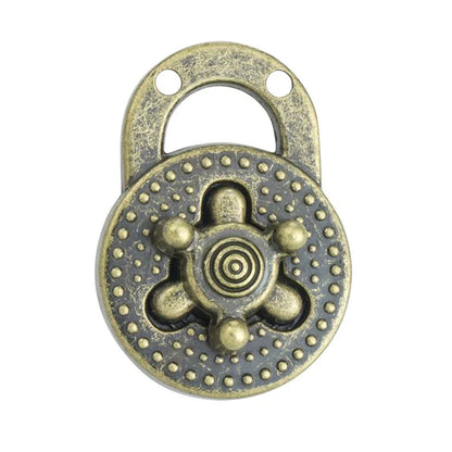 IVAN Turn Lock Clasp Antique Brass 38mm (1-1 2") / Mollies New Zealand
