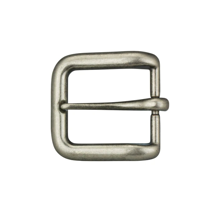 IVAN Wave Prong End Bar Buckle Antique Nickel 32mm (1-1 4") / Mollies New Zealand
