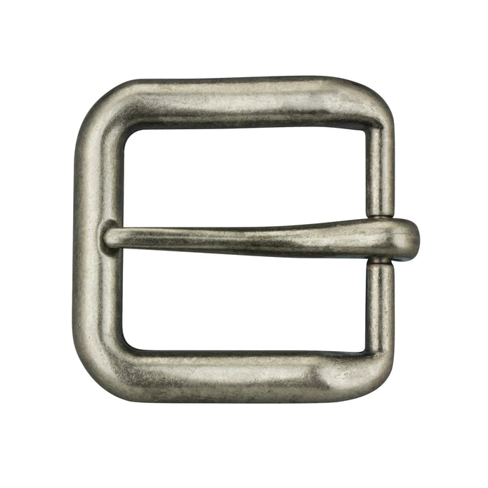 IVAN Wave Prong End Bar Buckle Antique Nickel 38mm (1-1 2") / Mollies New Zealand