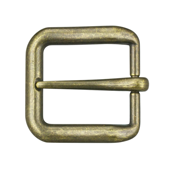 IVAN Wave Prong End Bar Buckle Antique Brass 38mm (1-1 2") / Mollies New Zealand