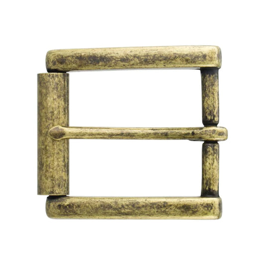 IVAN Prong End Bar Roller Buckle Antique Brass 38mm (1-1 2") / Mollies New Zealand