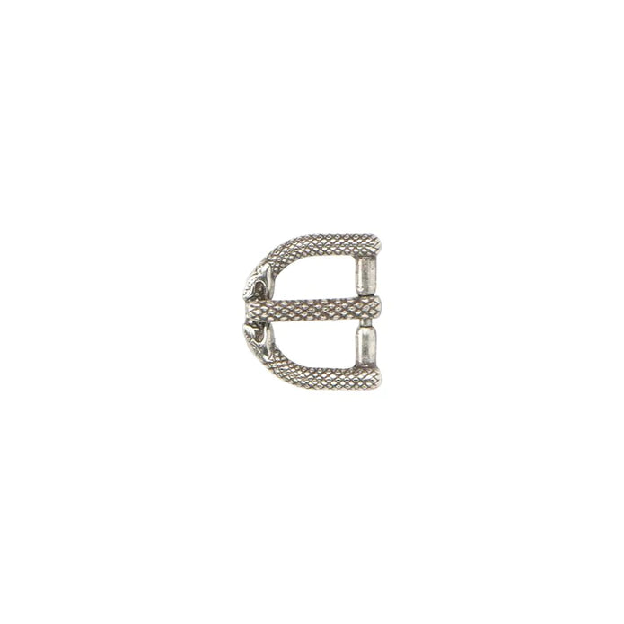 IVAN Infinity Snake End Bar Buckle Antique Silver 13mm (1 2") / Mollies New Zealand