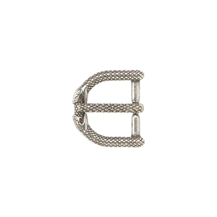 IVAN Infinity Snake End Bar Buckle Antique Silver 19mm (3 4") / Mollies New Zealand
