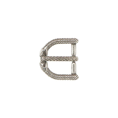 IVAN Infinity Snake End Bar Buckle Antique Silver 19mm (3 4") / Mollies New Zealand