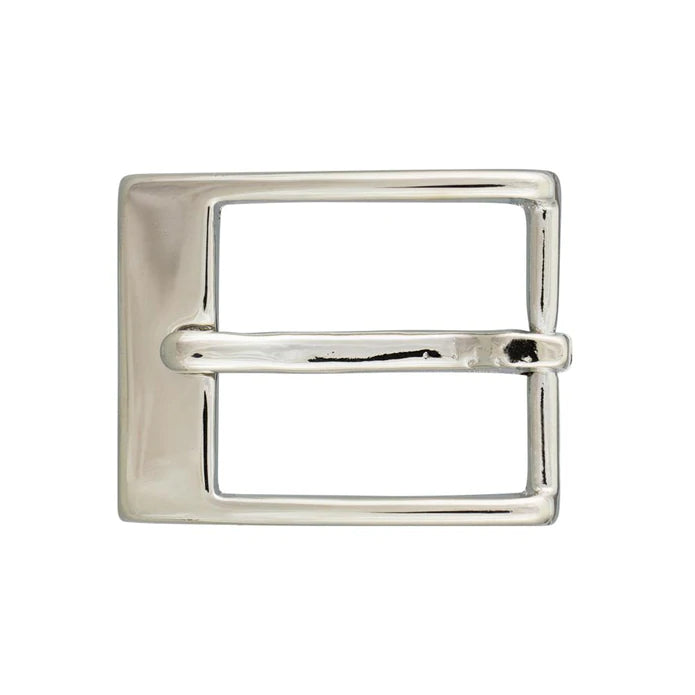 IVAN Metro Belt End Bar Buckle Solid Brass Nickel Plate 32mm (1-1 4") / Mollies New Zealand