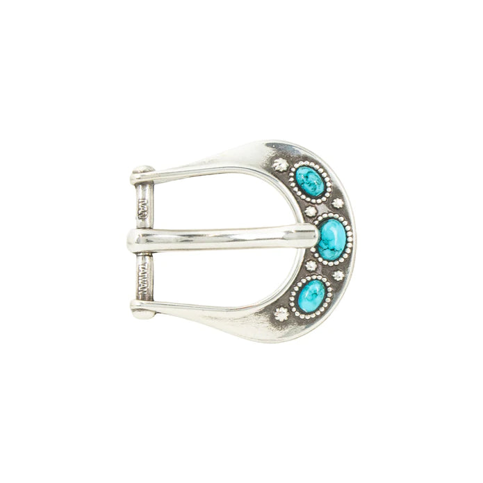 IVAN Pecos End Bar Buckle Antique Silver 20mm (3 4") / Mollies New Zealand