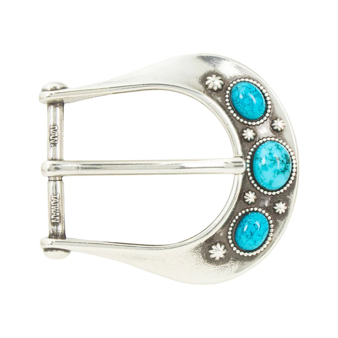 IVAN Pecos End Bar Buckle Antique Silver 32mm (1-1 4") / Mollies New Zealand