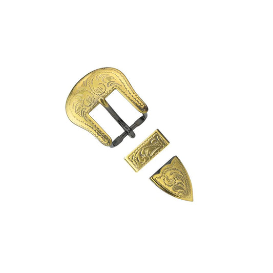 IVAN Engraved Buckle Set / Mollies New Zealand