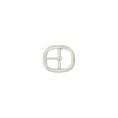 IVAN Center Bar Buckle Solid Brass Nickel Plate 25mm (1") / Mollies New Zealand