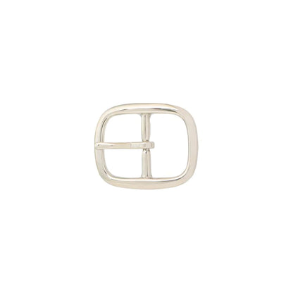 IVAN Center Bar Buckle Solid Brass Nickel Plate 30mm (1-3 16") / Mollies New Zealand