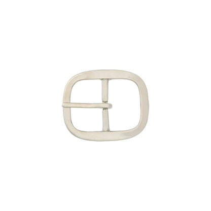 IVAN Center Bar Buckle Solid Brass Nickel Plate 35mm (1-3 8") / Mollies New Zealand