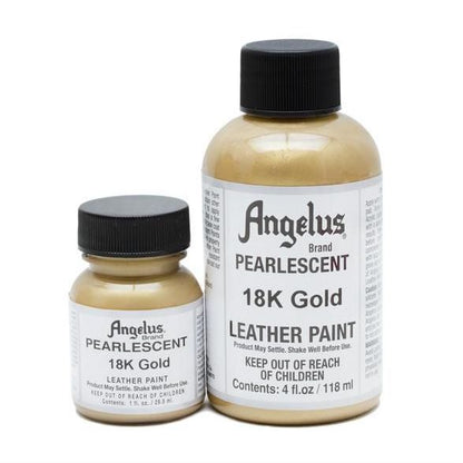 ANGELUS Acrylic Leather Paint 18K Gold Pearlescent | Mollies Make And Create NZ