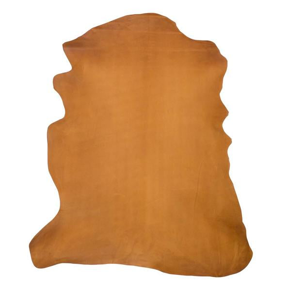 LEATHER Veg Tanned Calf Skin / Whole Hide Tan 2-3oz / Mollies New Zealand