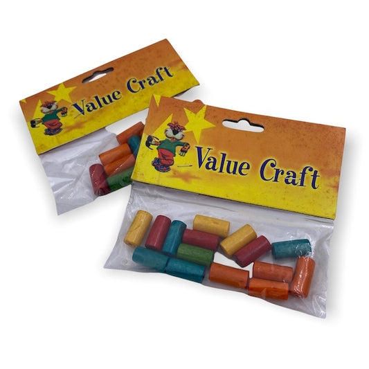 VALUE CRAFT Wooden Tube Beads | Mollies Make And Create NZ
