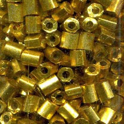 SULLIVANS Bugle Beads Gold 22gm 2.5mm / Mollies New Zealand