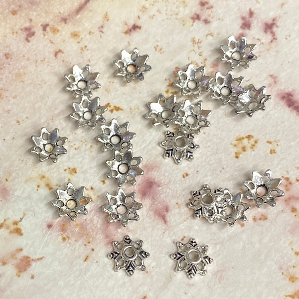 SULLIVANS Bead Cap Star Flower / Mollies New Zealand