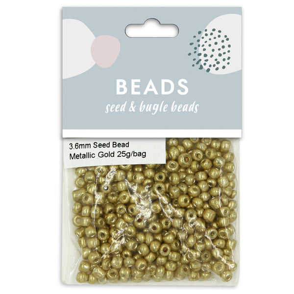 SULLIVANS Seed Beads 3.6mm 25gm | Mollies Make And Create NZ