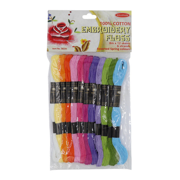 SULLIVANS Embroidery Floss Spring Mollies