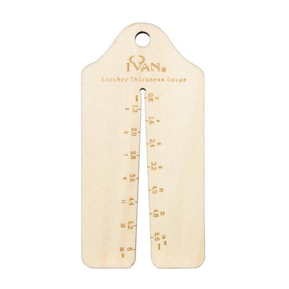 IVAN Wooden Leather Thickness Gauge / Mollies New Zealand