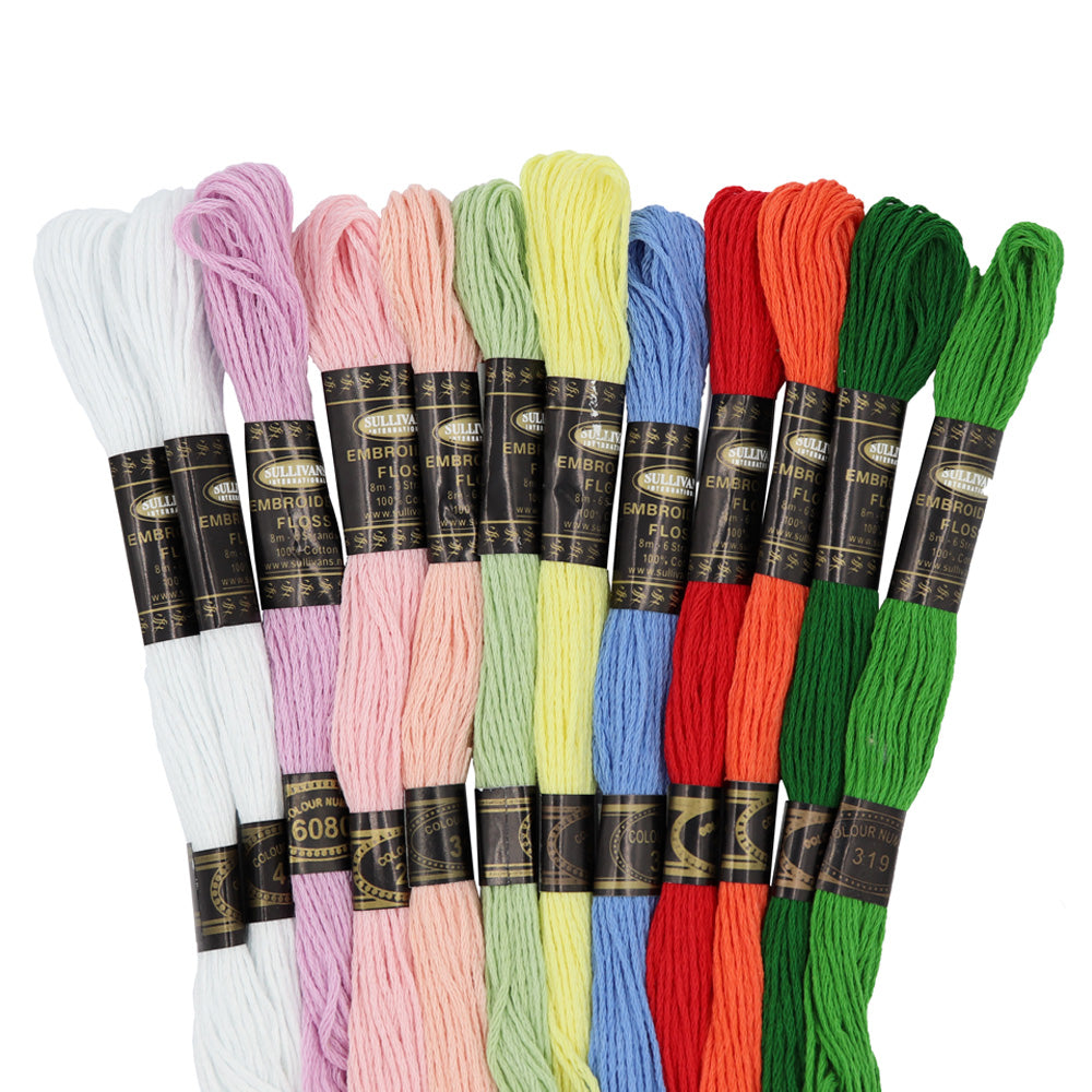 SULLIVANS Embroidery Floss Assorted | Mollies Make And Create NZ