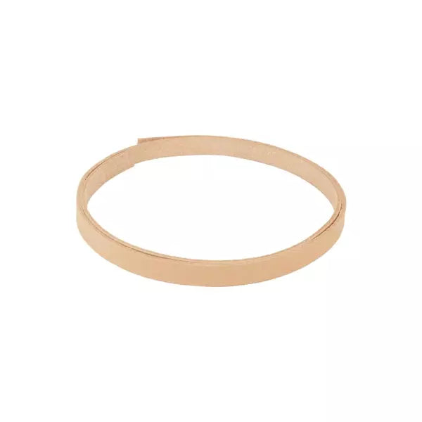 LEATHER Veg Tan Utility Strips Natural 13-15mm x 110cm 6-7oz / Mollies New Zealand
