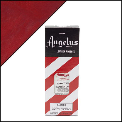 ANGELUS Leather Dye Army Tan 90ml / Mollies New Zealand