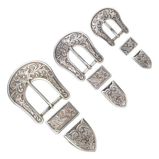 IVAN Antique Floral Buckle Set / Mollies New Zealand