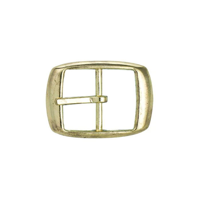 IVAN Center Bar Buckle Brass Plate 25mm (1") / Mollies New Zealand